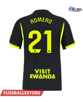 Günstige Atletico Madrid Cristian Romero #21 Auswärtstrikot 2026-27 Kurzarm
